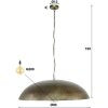 Matanza Hanglamp Brons, 1-licht