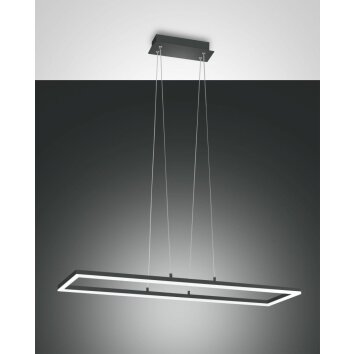 Fabas Luce Bard Hanglamp LED Antraciet, 1-licht