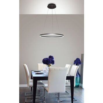 Fabas Luce Giotto Hanglamp LED Zwart, 1-licht