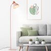 Brilliant Erena Staande lamp Roze, 1-licht