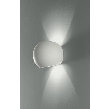 Luce Design Moses Muurlamp kan worden geverfd met in de handel verkrijgbare verven, Wit, 1-licht