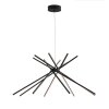 Luce Design Shanghai Hanglamp LED Zwart, 8-lichts