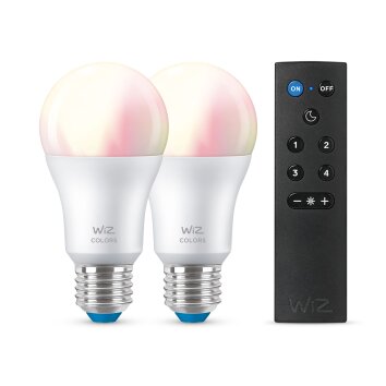 Philips WiZ Set van 2 LED E27 8 Watt 2200 - 6500 Kelvin 806 Lumen