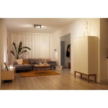 Philips WiZ IMAGEO Plafondlamp LED Zwart, 3-lichts