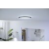 Philips WiZ Super Slim Plafondlamp LED Zwart, 1-licht