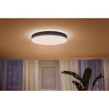 Philips Hue Enrave Plafondlamp LED Zwart, 1-licht, Afstandsbediening