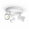 Philips Hue Adore Plafondlamp LED Wit, 3-lichts, Afstandsbediening