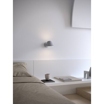 Design For The People by Nordlux STAY Muurlamp Grijs, 1-licht