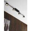 Nordlux CLYDE Plafondlamp LED Zwart, 4-lichts