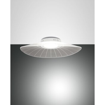 Fabas Luce Vela Plafondlamp LED Wit, 1-licht