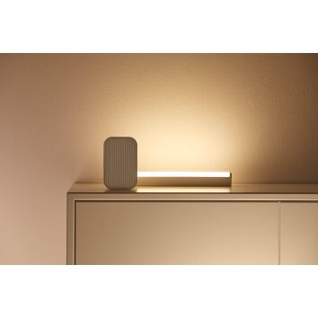 Philips WiZ LightBar Tafellamp LED Wit, 1-licht, Kleurwisselaar