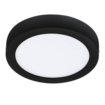 Eglo FUEVA-Z Plafond opbouw verlichting LED Zwart, 1-licht