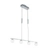 Eglo BORRIOL Hanglamp LED Chroom, 4-lichts