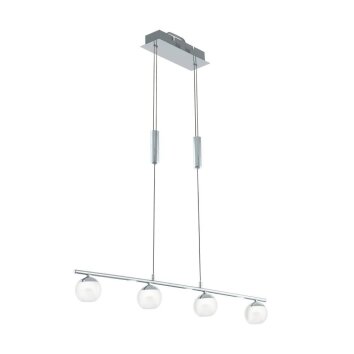 Eglo BORRIOL Hanglamp LED Chroom, 4-lichts