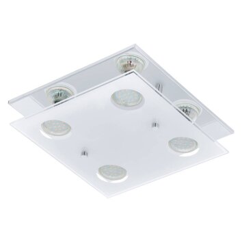 Eglo ARBORIO Plafondlamp LED Chroom, 4-lichts