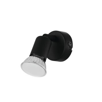 Eglo BUZZ-LED Muurlamp Zwart, 1-licht