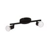 Eglo BUZZ-LED Muurlamp Zwart, 2-lichts