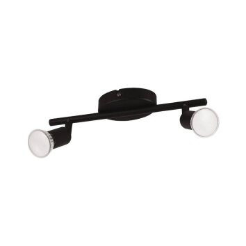 Eglo BUZZ-LED Muurlamp Zwart, 2-lichts