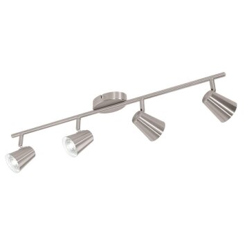 Eglo TRAVALE Plafondlamp LED Nikkel mat, 4-lichts