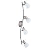 Eglo DAKAR Plafondlamp LED Chroom, Nikkel mat, 4-lichts