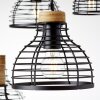 Brilliant Avia Hanglamp Hout licht, Zwart, 6-lichts