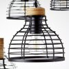 Brilliant Avia Hanglamp Hout licht, Zwart, 6-lichts