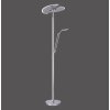 Paul Neuhaus PURE-MUTIL Uplighter LED Staal geborsteld, 2-lichts