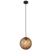 Globo MAXI Hanger Natuurlijke kleuren, Zwart, 1-licht