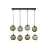 Globo HERMI Hanger Oud messing, 8-lichts