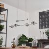 Fernandaires Hanglamp LED Nikkel mat, 8-lichts