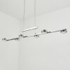 Fernandaires Hanglamp LED Nikkel mat, 12-lichts