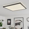 Folgares Plafondpaneel LED Zwart, 1-licht