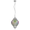 Globo GELASIUS Hanger Grijs, Zilver, 1-licht