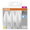 OSRAM CLASSIC B Set van 3 LED E14 5,5 Watt 4000 Kelvin 806 Lumen