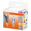 OSRAM LED STAR Set van 2 E14 1,5 Watt 2700 Kelvin 110 Lumen