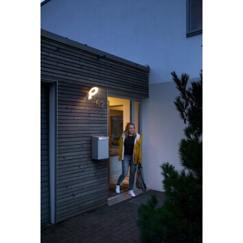 LEDVANCE ENDURA® Buiten muurverlichting roestvrij staal, 1-licht, Bewegingsmelder