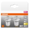 OSRAM LED STAR set van 2 GU10 4,3 watt 2700 kelvin 350 lumen