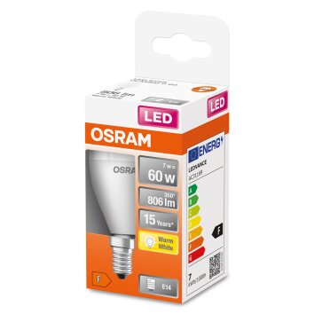 OSRAM LED STAR E14 7 watt 2700 kelvin 806 lumen