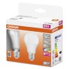 OSRAM LED Retrofit Set van 2 E27 9,4 Watt 2700 Kelvin 806 Lumen