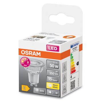 OSRAM LED GU10 3,7 watt 2700 kelvin 350 lumen