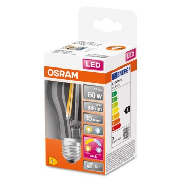 OSRAM CLASSIC A LED E27 7 Watt 2700/4000 Kelvin 806 Lumen