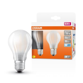 OSRAM LED Retrofit Set van 2 E27 7,5 Watt 4000 Kelvin 1055 Lumen