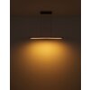 Globo DORO Hanger LED Grijs, houtlook, 1-licht