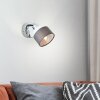 Brilliant Naples Muurlamp Zilver, 1-licht