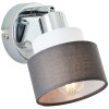 Brilliant Naples Muurlamp Zilver, 1-licht