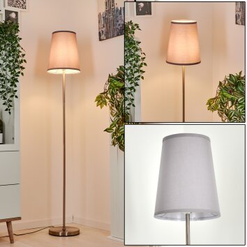 Snar Staande lamp Nikkel mat, 1-licht