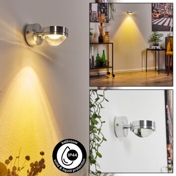 Harare Muurlamp LED Chroom, 1-licht