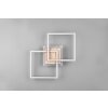 Reality Giro Plafondlamp LED houtlook, Zwart, 1-licht, Afstandsbediening