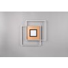 Trio Via Plafondlamp LED Goud, Zwart, 1-licht, Afstandsbediening