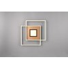 Trio Via Plafondlamp LED Goud, Zwart, 1-licht, Afstandsbediening